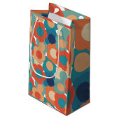 Petit Sac Cadeau Fleurs les années 70 (Dos Angle)
