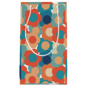Petit Sac Cadeau Fleurs les années 70 (Devant)
