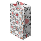 Petit Sac Cadeau Fleurs MCM (Devant Angle)