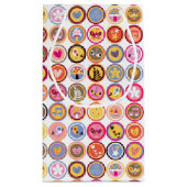 Petit Sac Cadeau fleurs mignonnes, oiseaux, motif de coeurs (Dos)