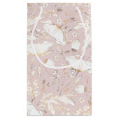 Petit Sac Cadeau Fleurs sauvages dessinées à la main Élégant Modern (Dos)