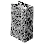 Petit Sac Cadeau Fleurs sur net 01.wx4 Blanc BG (Dos Angle)