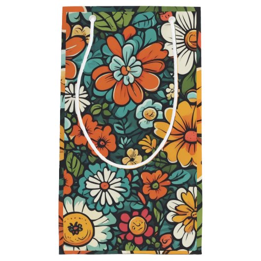 Petit Sac Cadeau Fleurs Terriennes (Devant)