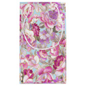 Petit Sac Cadeau Fleurs violettes (Dos)