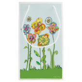 Petit Sac Cadeau Fleurs Whimsical (Dos)