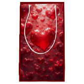 PETIT SAC CADEAU FLOATING HEARTS (Devant)