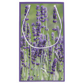 Petit Sac Cadeau Floral de lavande violette (Dos)