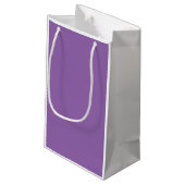 Petit Sac Cadeau Floral pourpre (Dos Angle)