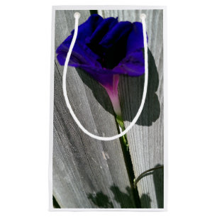 Petit Sac Cadeau Floral pourpre