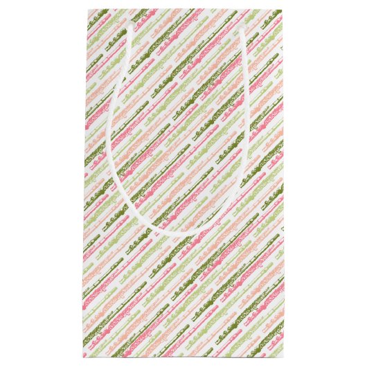 Petit Sac Cadeau Flutes de pastèque (Devant)