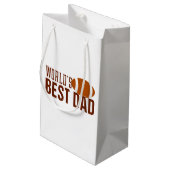 Petit Sac Cadeau Football de la meilleure typographie de papa du mo (Dos Angle)