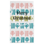 Petit Sac Cadeau Forêt de Noël (Dos)