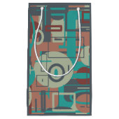 Petit Sac Cadeau Formes géométriques tribales du sud-ouest Art Abst (Devant)