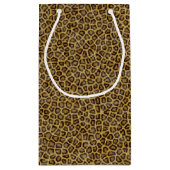 Petit Sac Cadeau Fourrure de léopard (Dos)