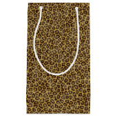 Petit Sac Cadeau Fourrure de léopard (Devant)