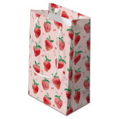 Petit Sac Cadeau Fraise (Dos Angle)