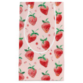 Petit Sac Cadeau Fraise (Devant)