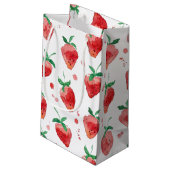 Petit Sac Cadeau Fraise (Dos Angle)