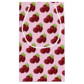 Petit Sac Cadeau Framboises rouges framboises mûres Imprimer (Dos)
