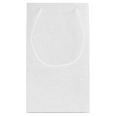 Petit Sac Cadeau Frappe De Bowling Anniversaire Sur Blanc (Dos)