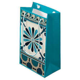 Petit Sac Cadeau Frise Non-Embellie II d'indigo