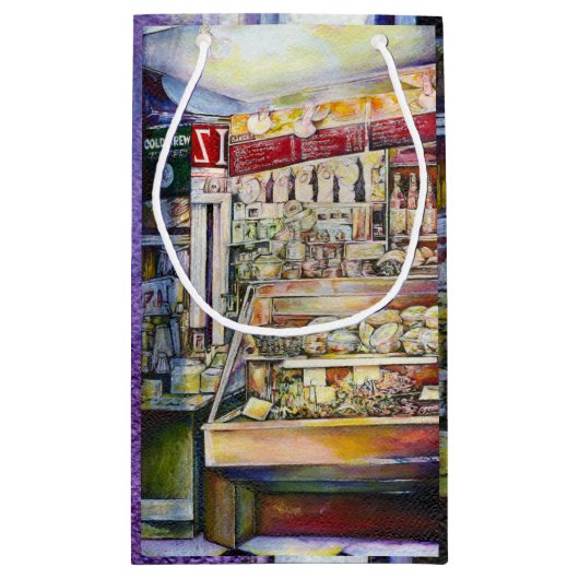 Petit Sac Cadeau Froid Brew dans un Hot Deli (Dos)