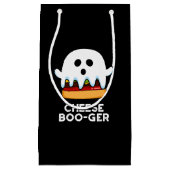 Petit Sac Cadeau Fromage Boo ger Funny Ghost Pun Dark BG (Devant)