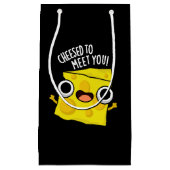 Petit Sac Cadeau Fromage Pour Vous Rencontrer Amusants Puns De Nour (Devant)