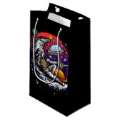 Petit Sac Cadeau Fromage Space Moon (Devant Angle)