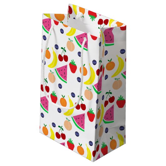 Petit Sac Cadeau Fruit Deux-tti Frutti 2e anniversaire (Dos Angle)