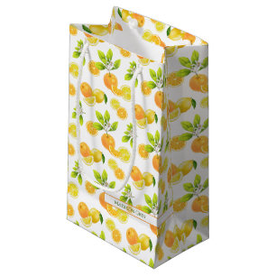 Petit Sac Cadeau Fruits d'agrumes Oranges et citrons Patten