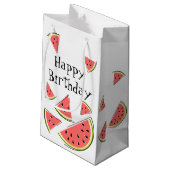 Petit Sac Cadeau Fruits de pastèque Anniversaire (Dos Angle)