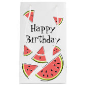 Petit Sac Cadeau Fruits de pastèque Anniversaire (Devant)