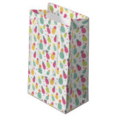Petit Sac Cadeau Fun Bright Tropical Pineappy motif (Dos Angle)