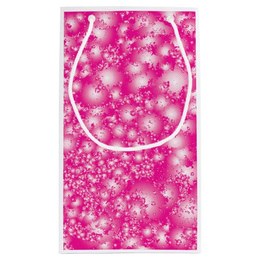Petit Sac Cadeau Fun PINK Abstrait Encre Super motif (Dos)