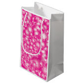 Petit Sac Cadeau Fun PINK Abstrait Encre Super motif (Dos Angle)