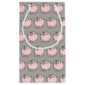 Petit Sac Cadeau Funny 4 Cartoon Cochon Nouveau bébé Choisir la cou (Dos)