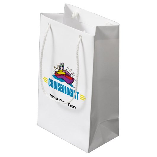 Petit Sac Cadeau Funny Cruise Ship (Dos Angle)