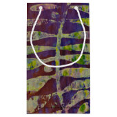 Petit Sac Cadeau Gabarit d'impression Gelli Art Abstrait (Dos)