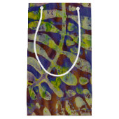 Petit Sac Cadeau Gabarit d'impression Gelli Art Abstrait (Devant)