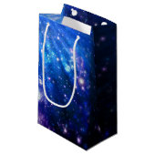 Petit Sac Cadeau Galaxie (Devant Angle)