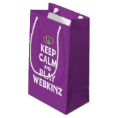 Petit Sac Cadeau Gardez le calme et le jeu Webkinz (Dos Angle)