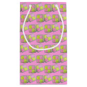 Petit Sac Cadeau Gâteau éponge britannique Battenberg Marzipan Boul (Dos)