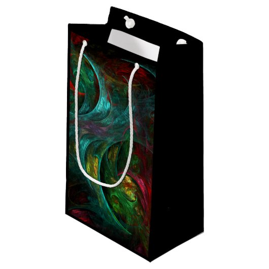 Petit Sac Cadeau Genesis Nova Art Abstrait (Devant Angle)