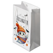 Petit Sac Cadeau Ghost Citrouille fêtes Halloween (Devant Angle)