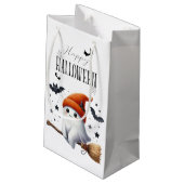 Petit Sac Cadeau Ghost Citrouille fêtes Halloween (Dos Angle)