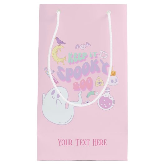 Petit Sac Cadeau Ghost & Gang Pastel Éffrayant mignon Halloween (Devant)