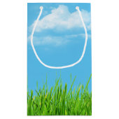 Petit Sac Cadeau Girafe d'anniversaire avec lunettes en herbe (Dos)