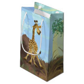 Petit Sac Cadeau Giraffe de la Parade Animale (Dos Angle)