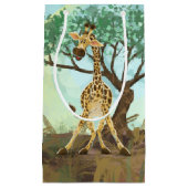 Petit Sac Cadeau Giraffe de la Parade Animale (Devant)